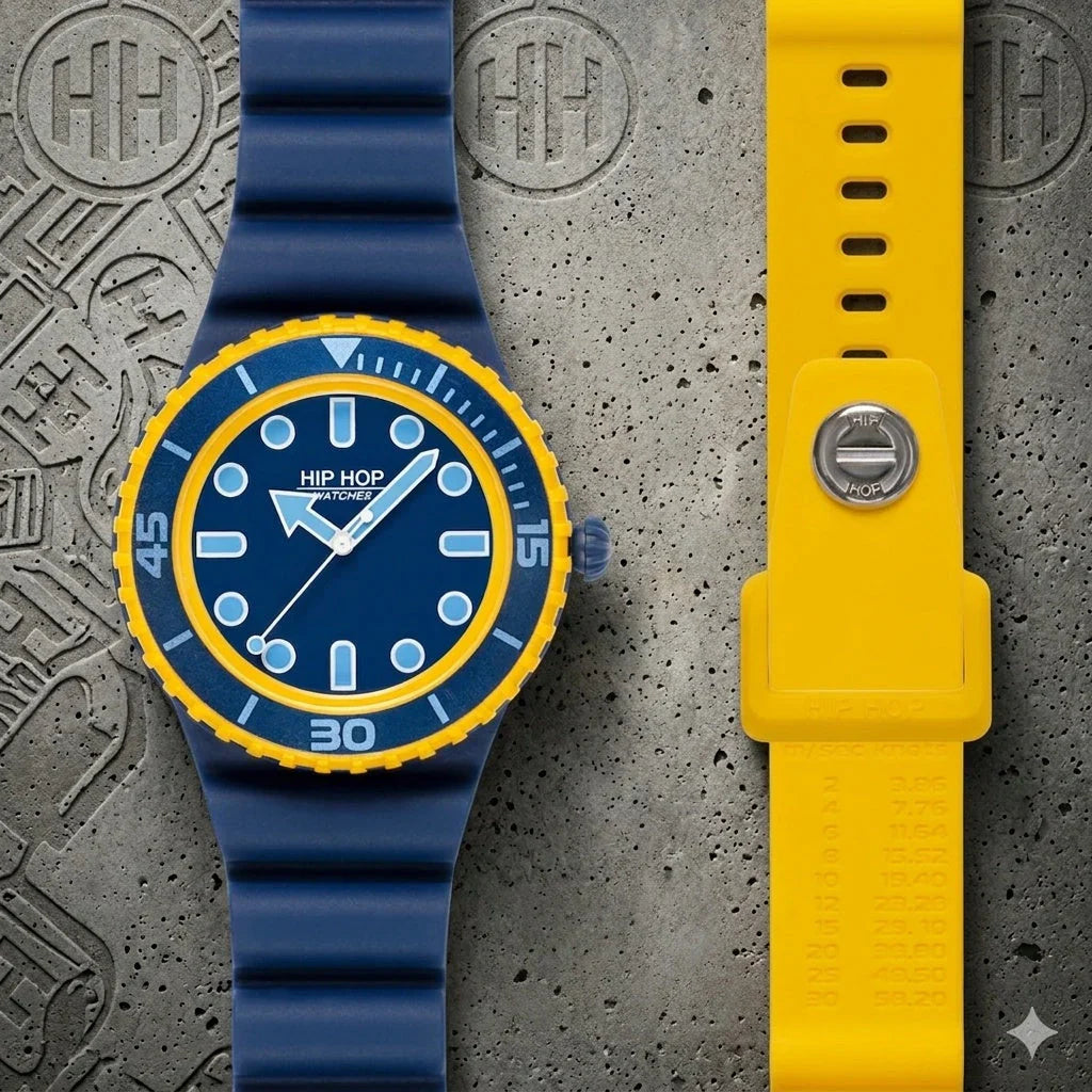 Orologi Hip Hop colorati in silicone intercambiabili | Gioielleria CICCO
