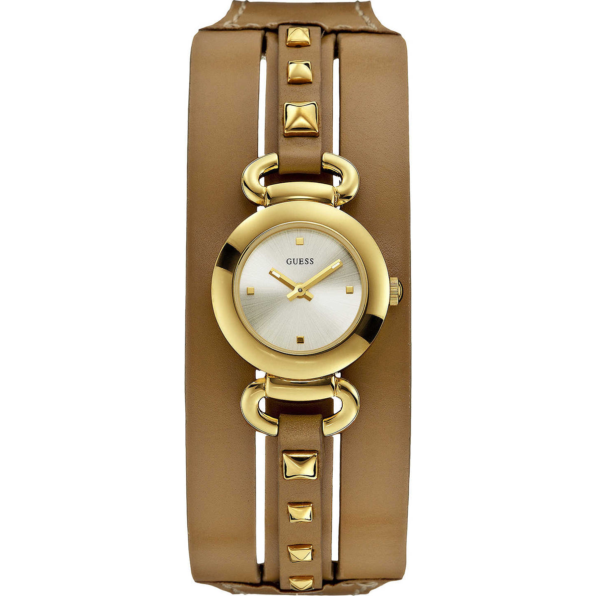 Guess W0160L4 Punky – Orologio donna acciaio IP oro cinturino pelle – CICCO Gioielleria