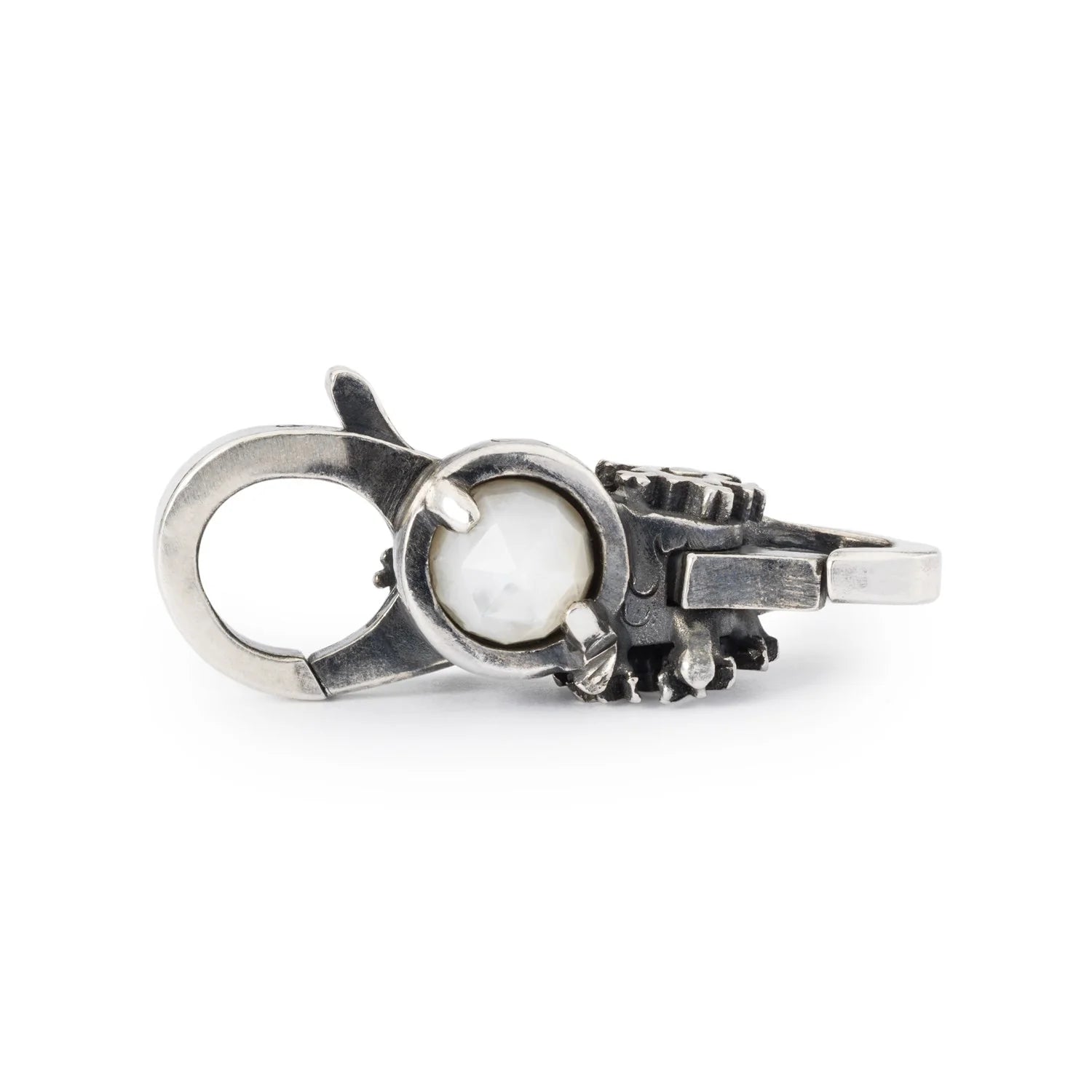 Chiusura Perla delle Nevi Trollbeads TAGLO-00111 – Argento 925 e madreperla | CICCO Gioielleria