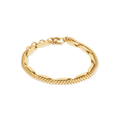 Bracciale Coeur de Lion Twisted Layers oro in acciaio inox, CICCO Gioielleria