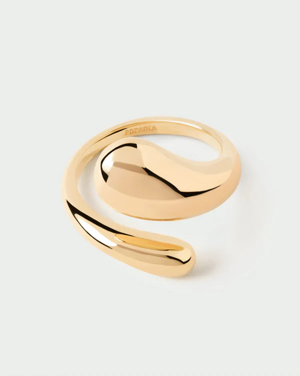 Anello PDPAOLA Orbit ANB1-D74-14 - angolazione alternativa oro 18K