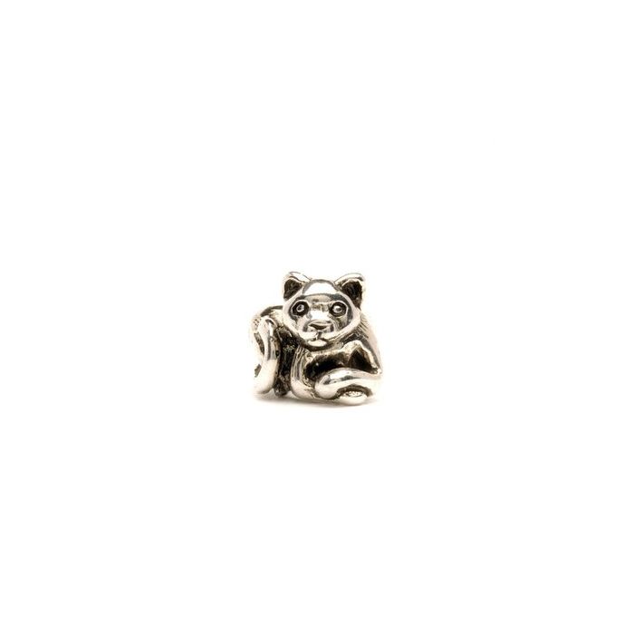 Trollbeads Gattino TAGBE-10055 – Bead in argento sterling 925 con gatto raggomitolato
