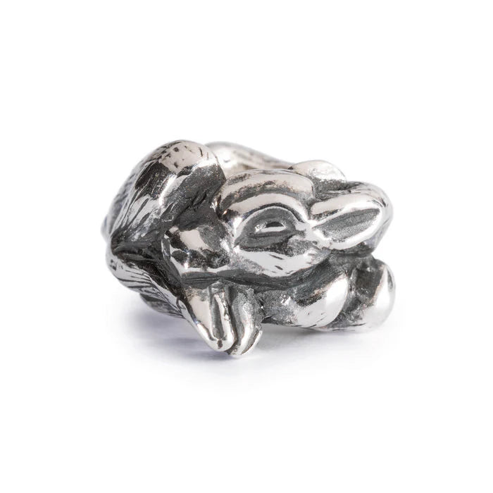 Trollbeads Cerbiatto TAGBE-30057 – Bead in argento 925 con cerbiatto in rilievo, simbolo di crescita e potenziale