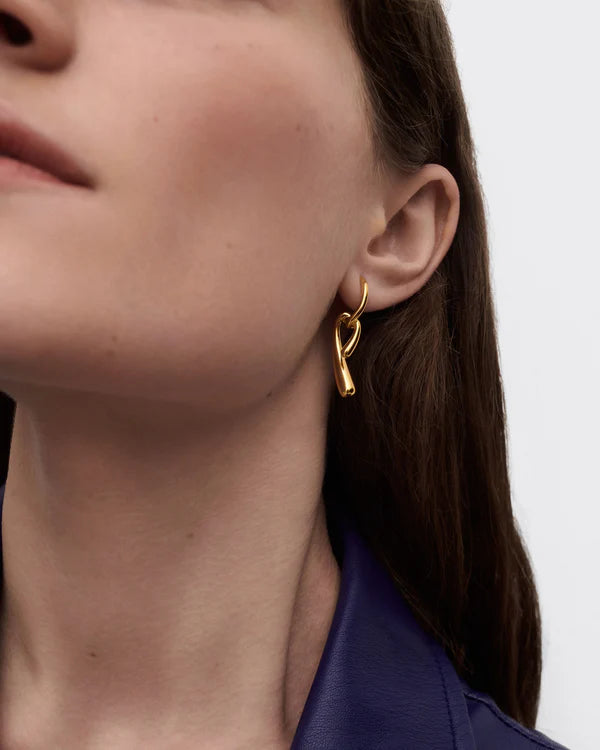 Orecchini PDPAOLA Twist AR01-D27 - foto lifestyle indossati