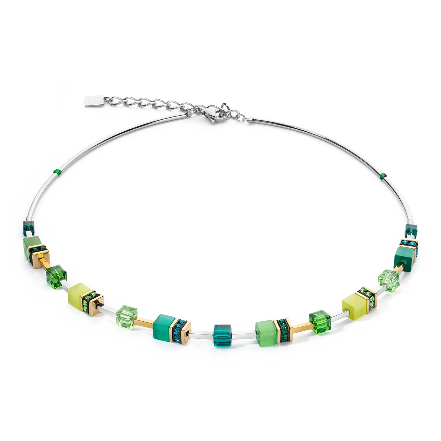 COEUR DE LION - 2800100500 Collana GeoCUBE® Iconic Lite Verde
