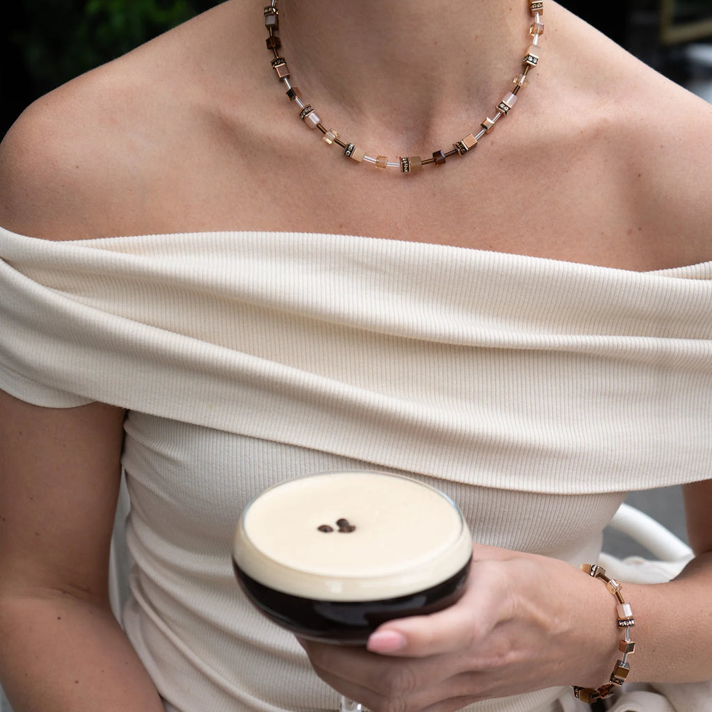 COEUR DE LION - 2838101100 Collana GeoCUBE® Iconic Mocha Mousse