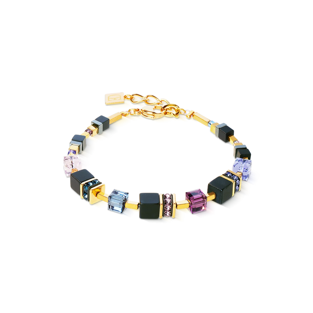 COEUR DE LION - 3043301308 Bracciale GeoCUBE® Precious Classic Blue Moon oro
