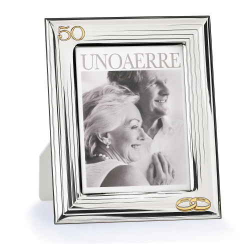 UNOAERRE - 5406 Cornice portafoto in argento bianco