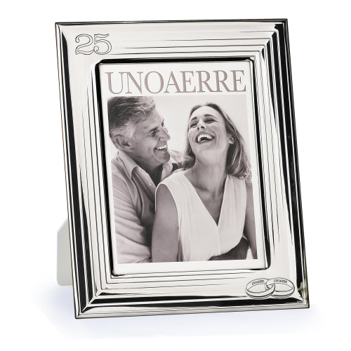 UNOAERRE - 5408 Cornice portafoto in argento bianco