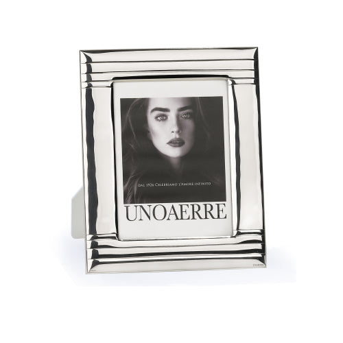 UNOAERRE - 5411 Cornice portafoto in argento bianco