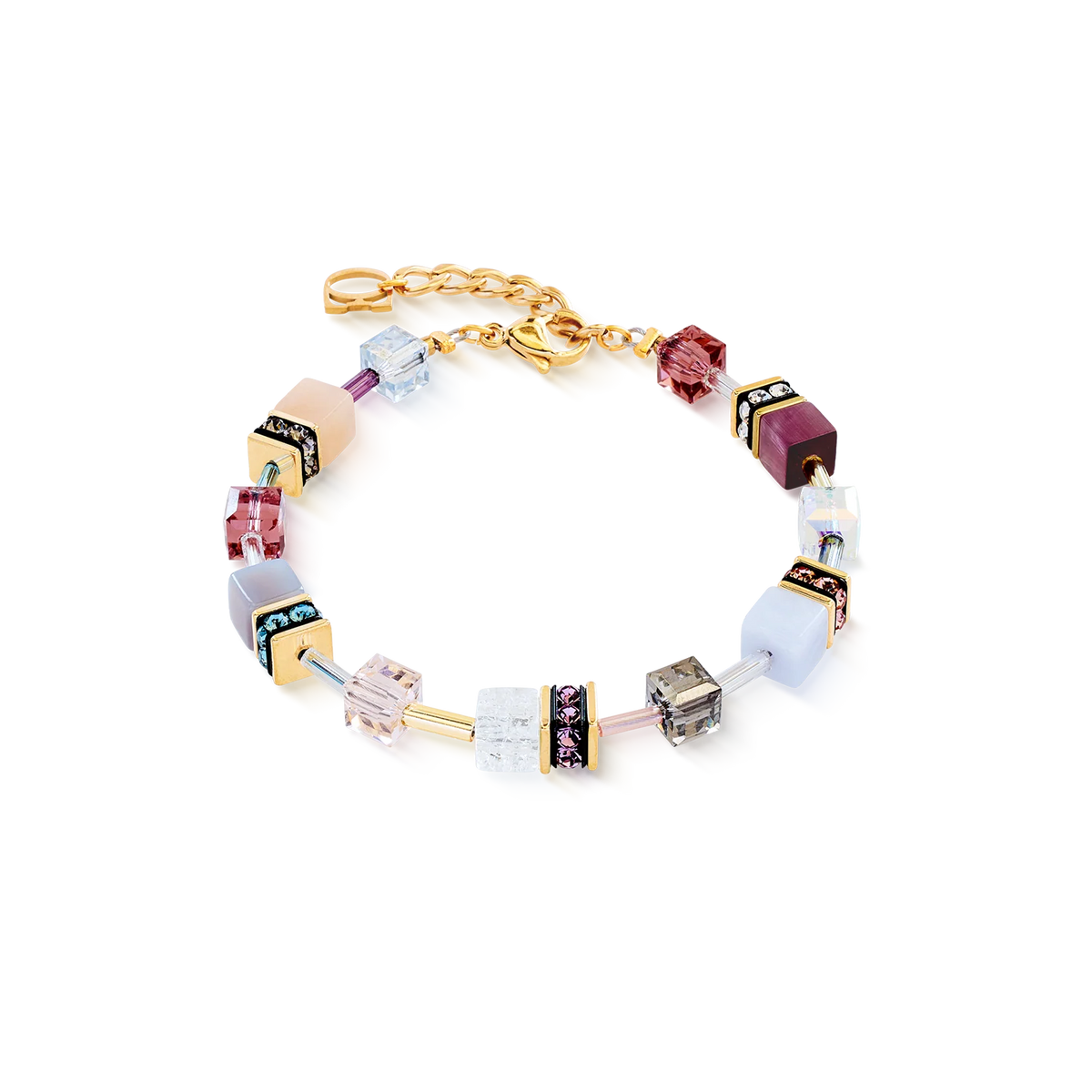 Bracciale Coeur de Lion GeoCUBE® Iconic Precious Golden Blush, CICCO Gioielleria