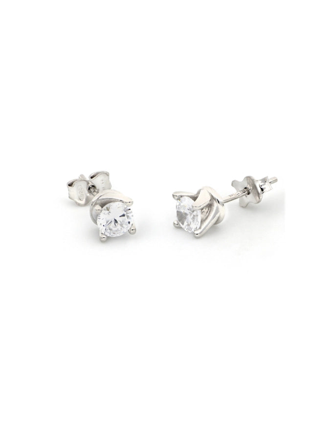Orecchini Premium Nodino Argento 925 – Vista dettaglio – UNOAERRE da CICCO Gioielleria