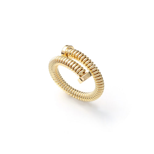 UNOAERRE - 2575 Anello chiodo dorato