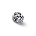 UNOAERRE - Anello Panthere in Argento 925 rodiato | CICCO Gioielleria