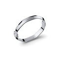 Bracciale Rigido Argentato UNOAERRE - design italiano - CICCO Gioielleria