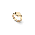 Anello Chevalier Dorato UNOAERRE - vista frontale - CICCO Gioielleria