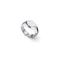 Anello Chevalier Argentato UNOAERRE - vista frontale - CICCO Gioielleria