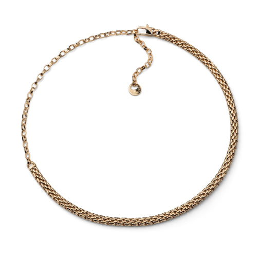 UNOAERRE ARGENTO - 6762 Collana choker Chicco dorata