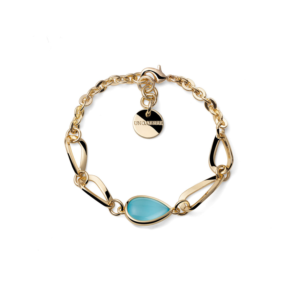 UNOAERRE - 2825 Bracciale Joya goccia azzurra