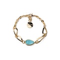 UNOAERRE - 2825 Bracciale Joya goccia azzurra