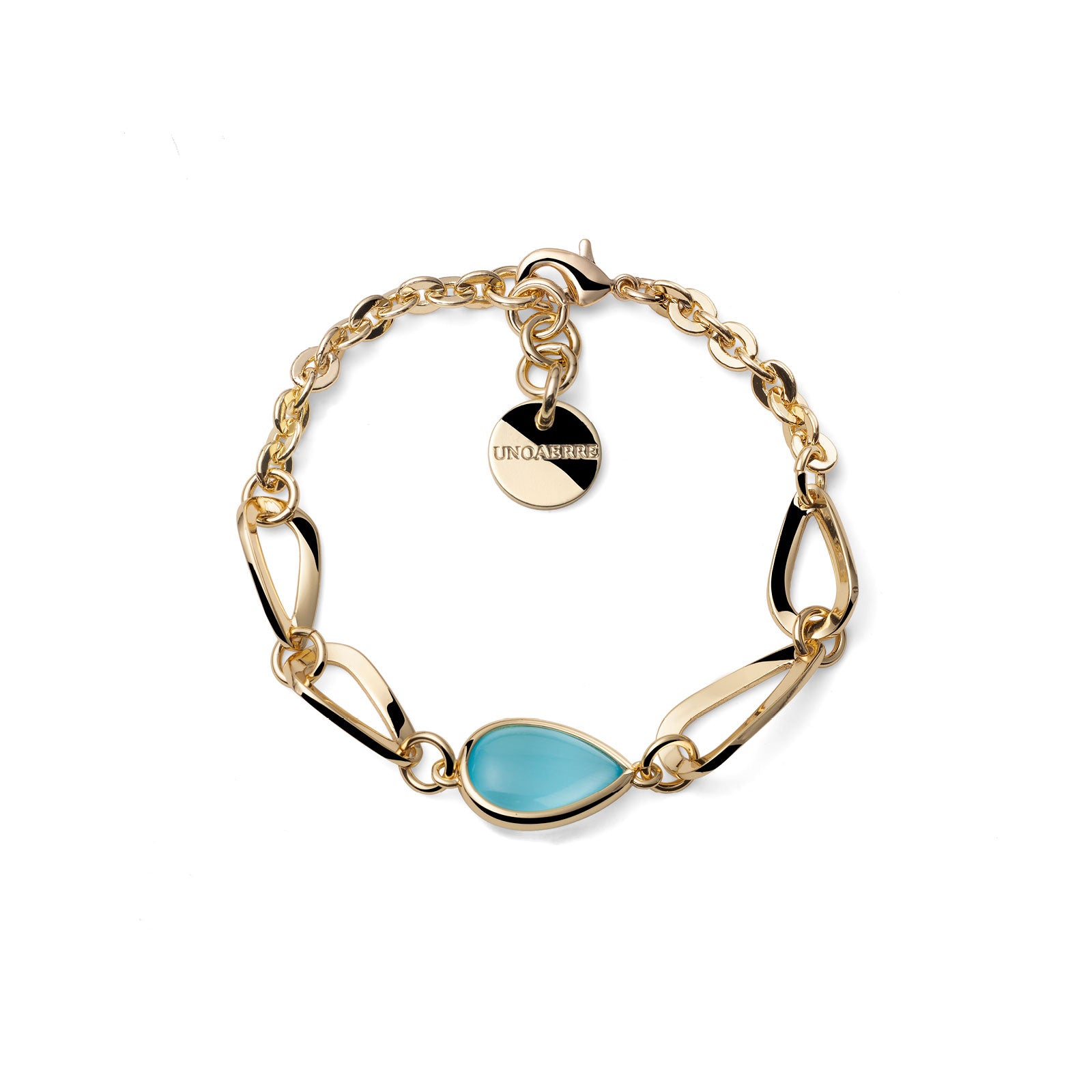 UNOAERRE - 2825 Bracciale Joya goccia azzurra