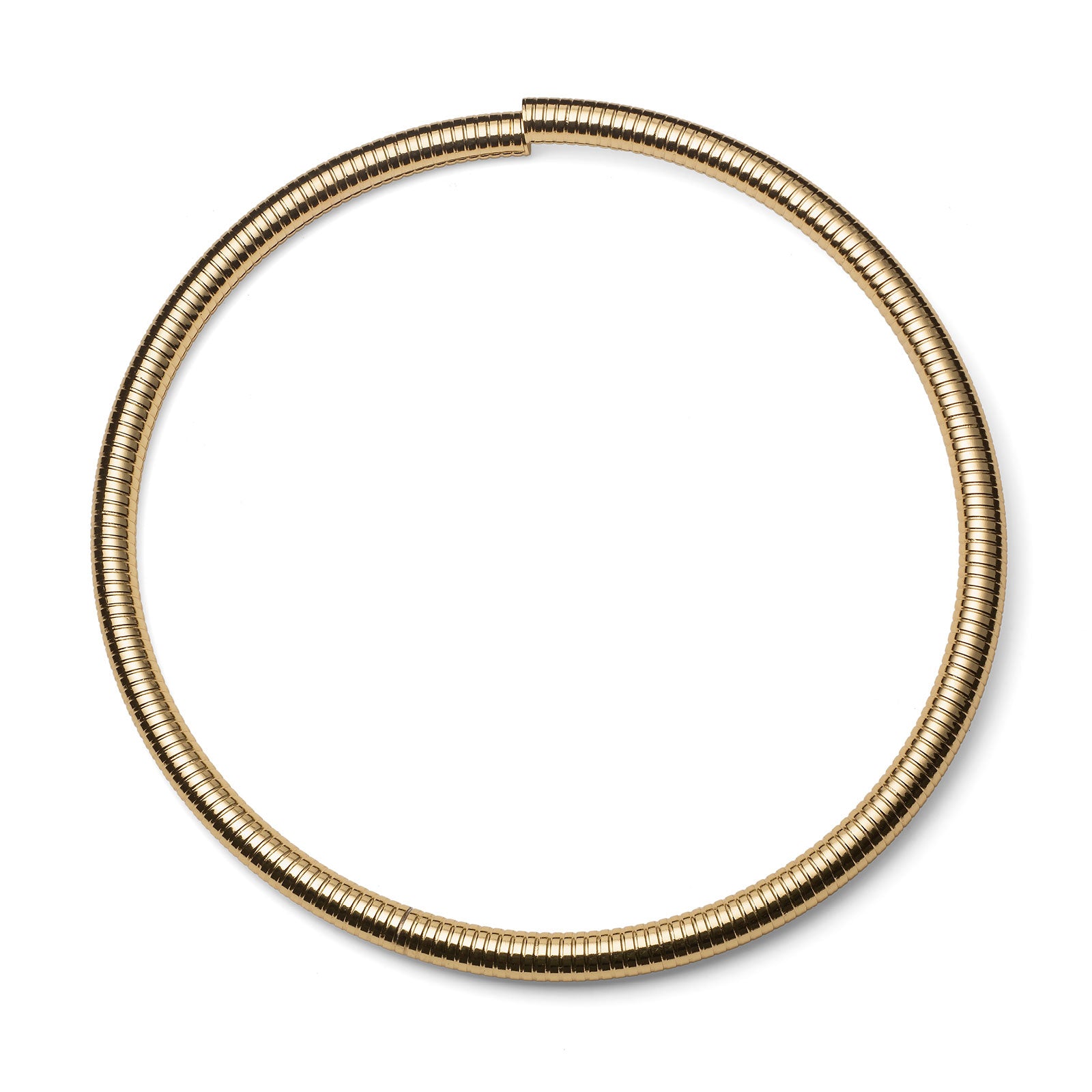 UNOAERRE - 2854 Collana rigida Tubogas dorata