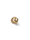 Anello UNOAERRE Boule in argento 925 dorato con design bombato e zirconi su sfondo neutro – CICCO Gioielleria
