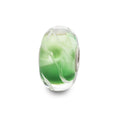 Trollbeads TGLBE-30047 Foglie di Lime – Bead in vetro sfaccettato trasparente con inclusioni verde lime, Edizione Limitata Trollbeads Day 2020 – CICCO Gioielleria