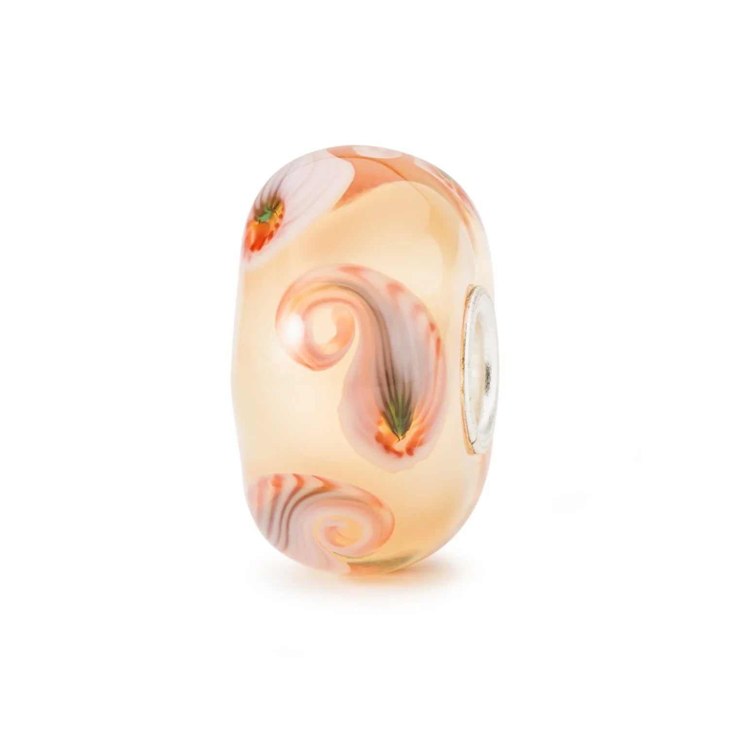 Trollbeads TGLBE-20100 Suono dell'Amore – Bead in vetro e argento 925 su sfondo neutro
