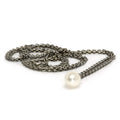 Collana Fantasy con Perla Argento Trollbeads TAGFA-00021 - argento 925 perla d'acqua dolce - CICCO Gioielleria