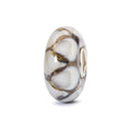 Trollbeads TGLBE-10432 Cima della Montagna – Bead vetro sfaccettato argento 925 su sfondo neutro