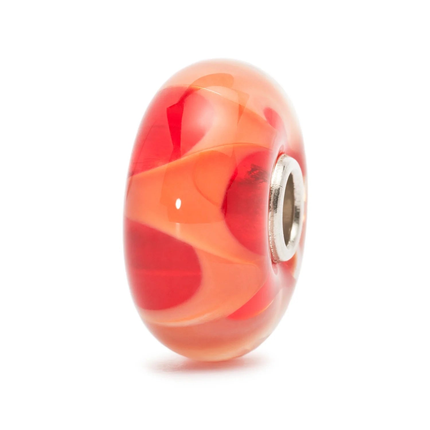 Trollbeads Danza Corallo TGLBE-10135 – Bead in vetro soffiato a mano da Cicco Gioielleria
