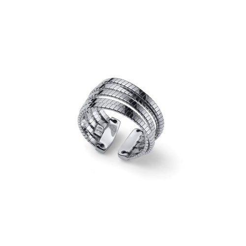 UNOAERRE ARGENTO -6677/12 Anello in argento cinque fili