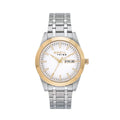 Orologio Breil Rank EW0819 da uomo con quadrante bianco, dettagli oro e bracciale in acciaio - CICCO Gioielleria