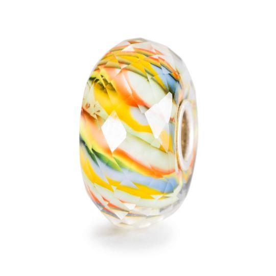 Trollbeads Fiume della Vita TGLBE-30005 – Bead in vetro sfaccettato da Cicco Gioielleria