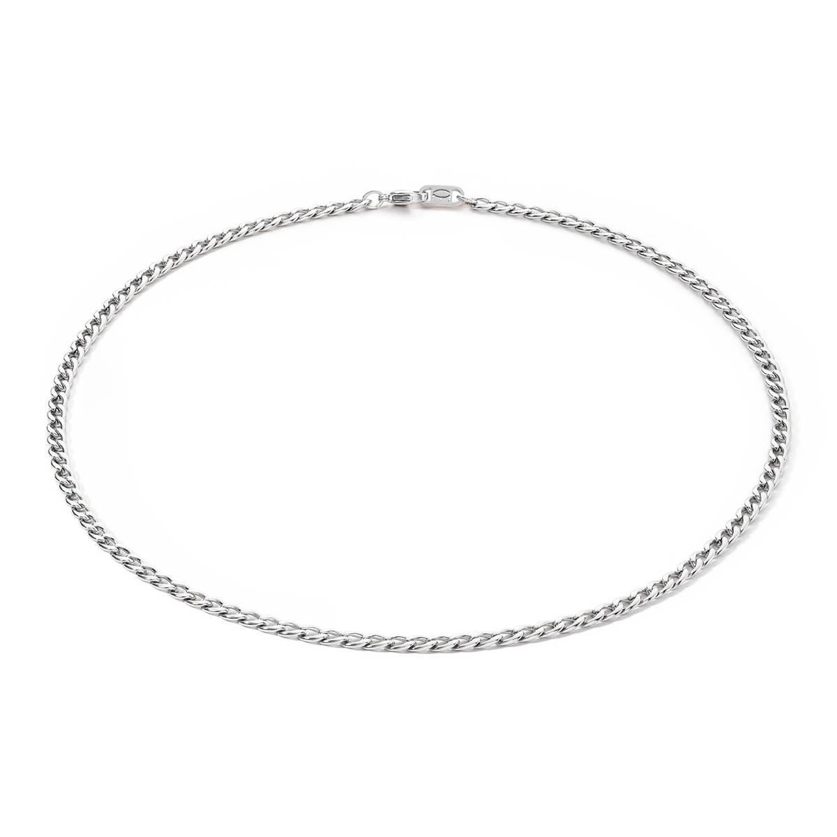 Catena di prolunga Coeur de Lion da 50 cm in acciaio argentato, CICCO Gioielleria