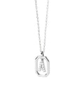 PDPAOLA Collana Mini in Argento con Iniziale a Scelta