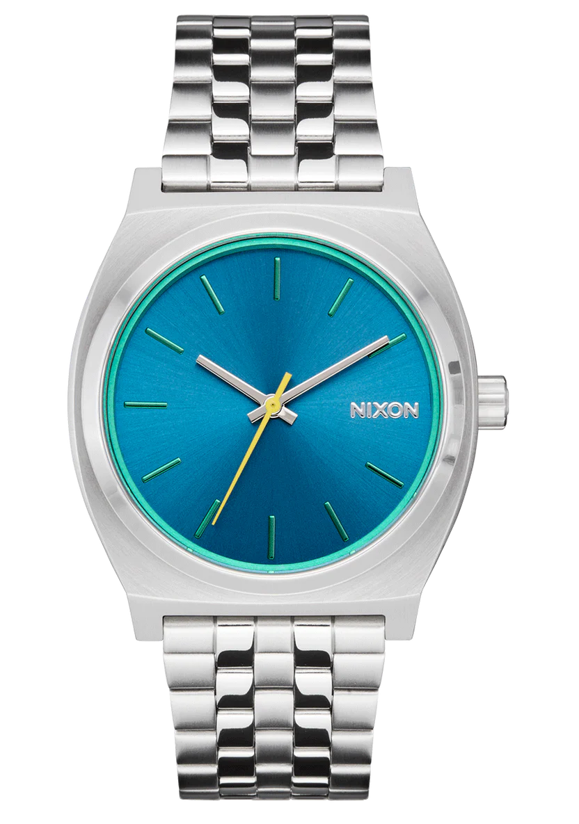 NIXON - A045-5302 - Time Teller Argento/Blu byron