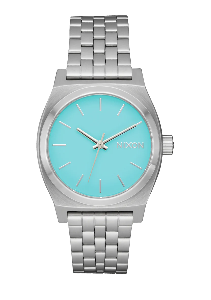NIXON - A1130-2084 - Medium Time Teller Argento/Turchese
