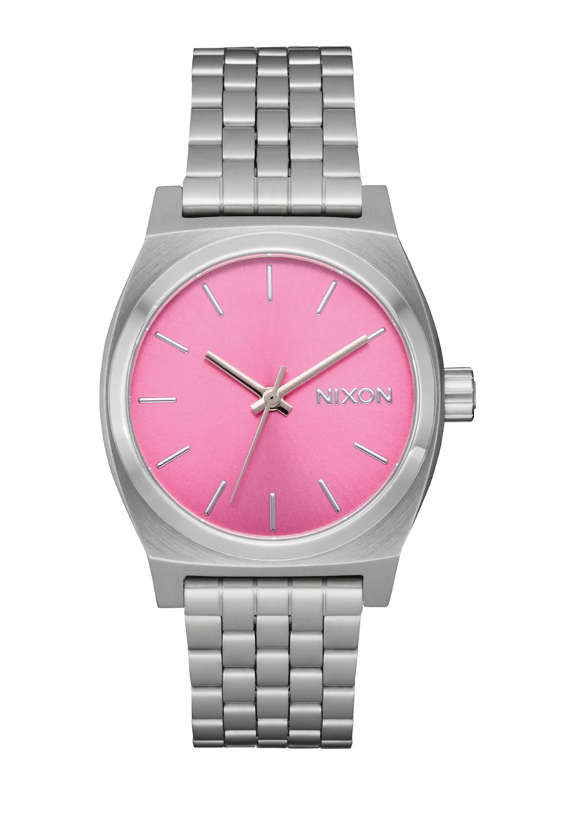 NIXON - A1130-2719 - Medium Time Teller Argento/Rosa