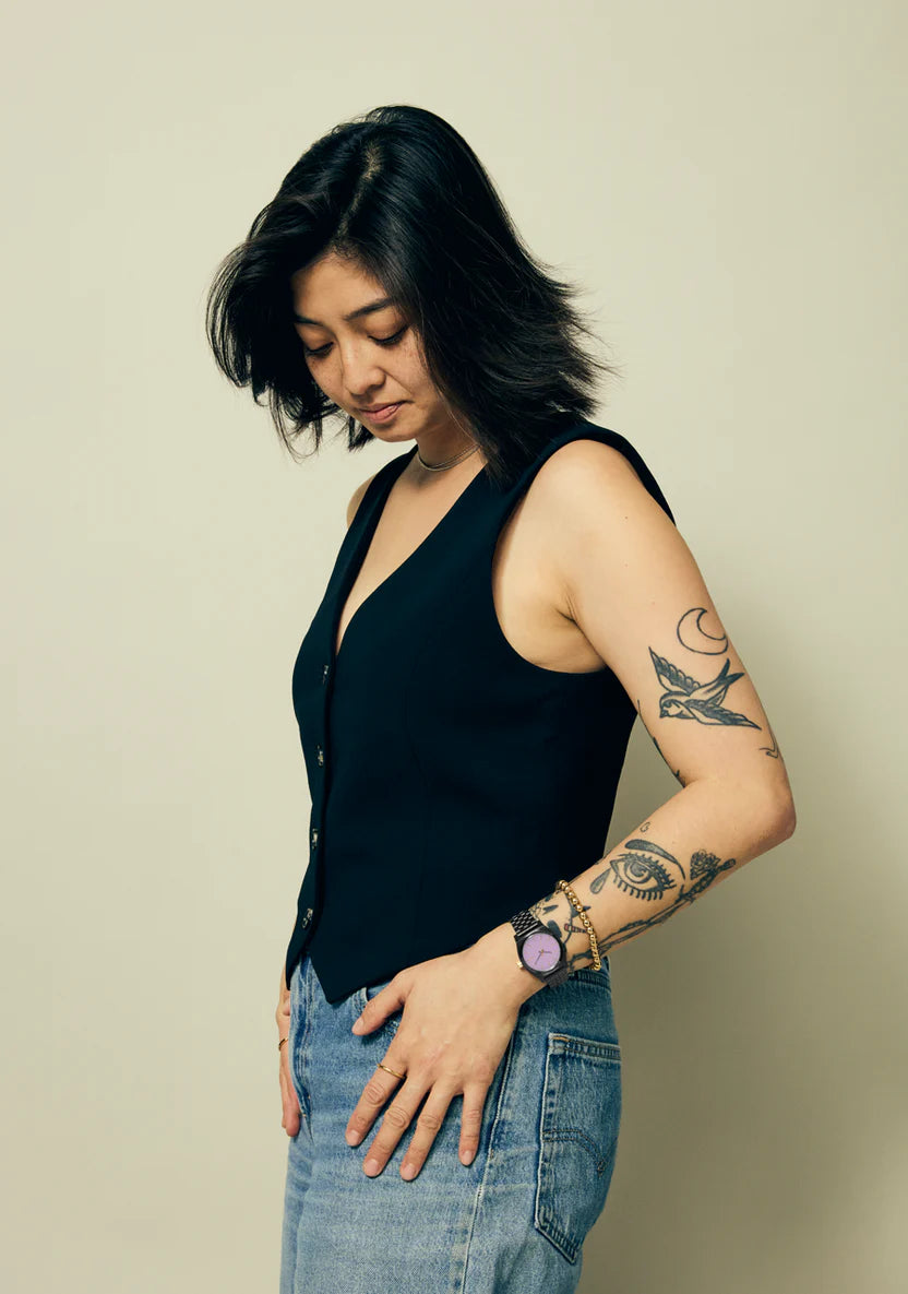 NIXON - A1130-5271 - Medium Time Teller Canna di fucile/Lavanda