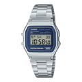 Casio Vintage A158WEA-2E – orologio digitale con quadrante blu e cinturino in acciaio inox
