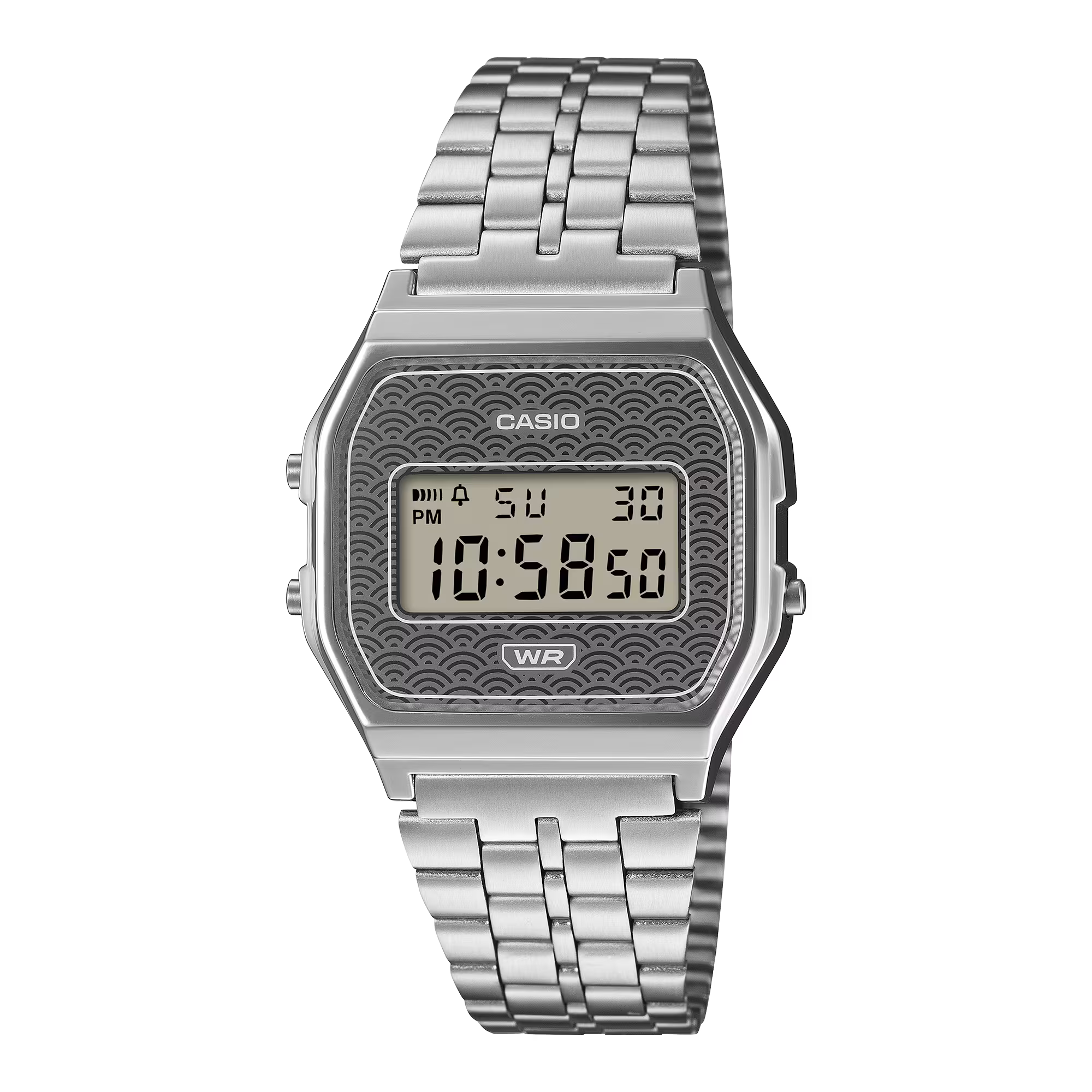 Casio Vintage A159WEVJ-7ER | Orologio Digitale Made in Japan Motivo Seigaiha