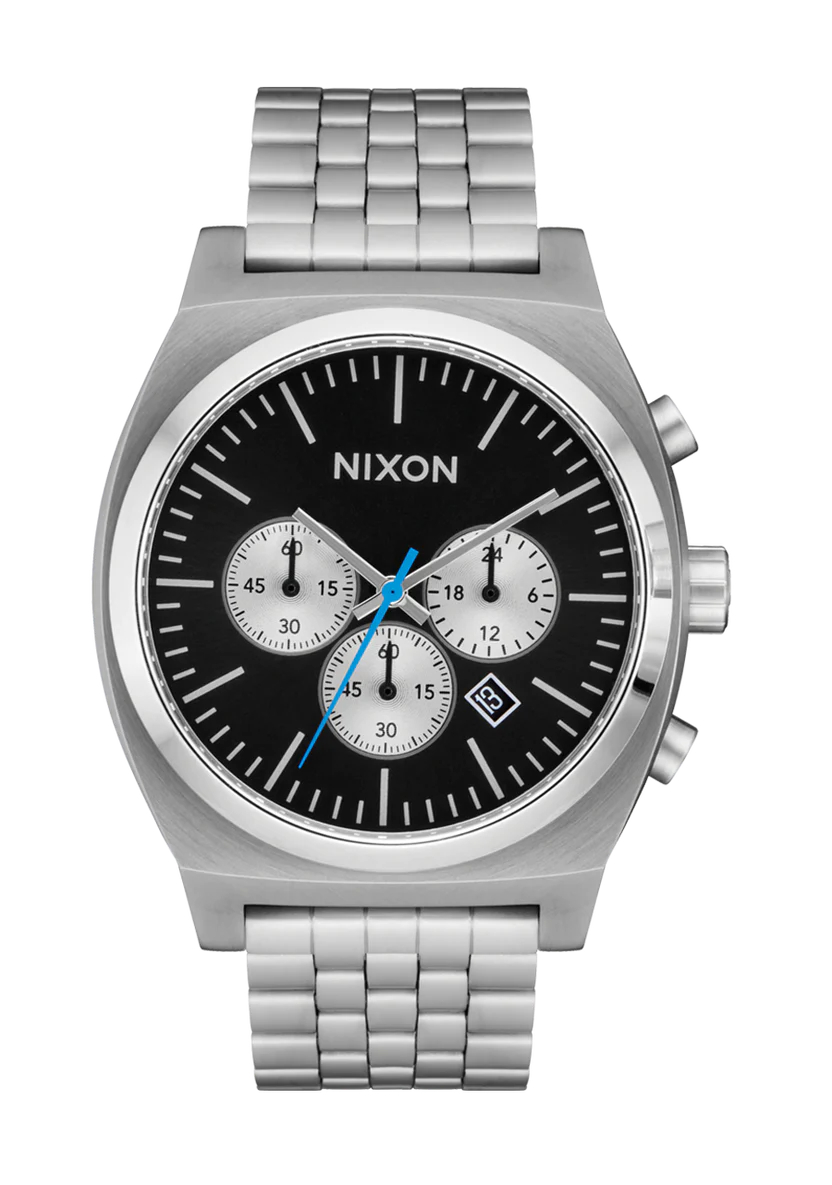 NIXON - A972-5266 - Time Teller Chrono Argento/Nero