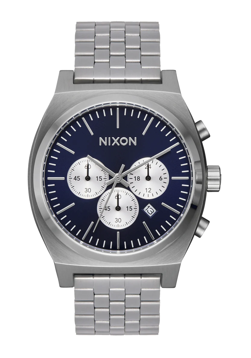 NIXON - A972-5327 - Time Teller Chrono Argento/Blu