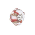 Trollbeads Pois Romantico TGLBE-20300 – Bead Vetro e Argento Thun