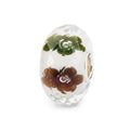 Trollbeads TGLBE-30075 Giardino d'Inverno – Bead in vetro artigianale da CICCO Gioielleria