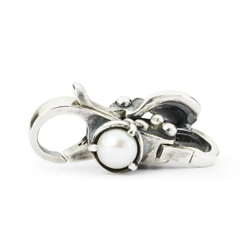 Chiusura Corolla con Perla Trollbeads TAGLO-00094 – Argento 925 e perla naturale | CICCO Gioielleria