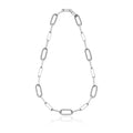 UNOAERRE 2166 Bubbles – Collana bronzo argentato a palline su sfondo neutro