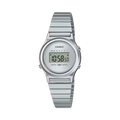 Casio Vintage LA700WE-7AEF orologio digitale donna cassa tonda 26mm minimalista bianco
